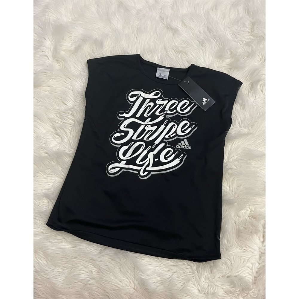 Adidas girls 10/12 active shirt